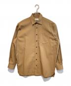 Acne studiosアクネ ストゥディオス）の古着「コットンブレイドツイルシャツ」｜ブラウン