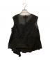 tricot COMME des GARCONS (トリココムデギャルソン) ギャザーノースリーブブラウス ブラック サイズ:Ｍ：7000円