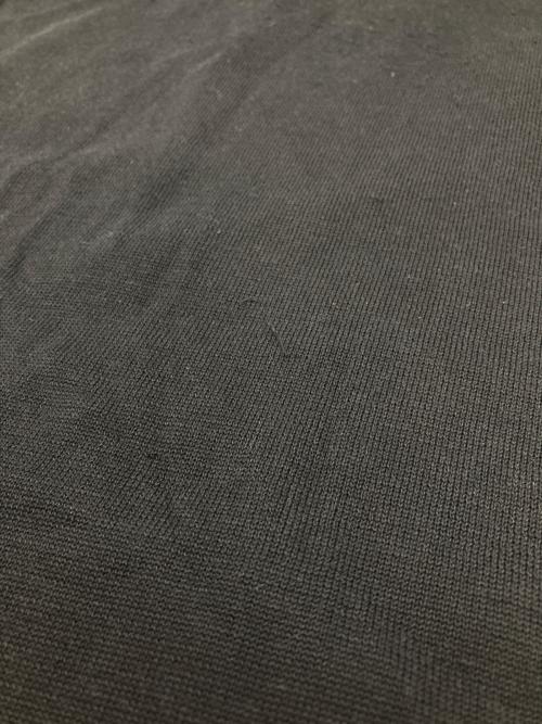 HYKE（ハイク）HYKE (ハイク) シアースリーブハイゲージコットンニットワンピース ブラック サイズ:1の古着・服飾アイテム