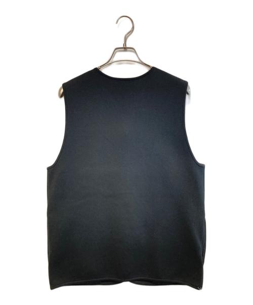 CABAN（キャバン）CABAN (キャバン) カシミヤ混刺繍ベスト ブラック サイズ:FREEの古着・服飾アイテム