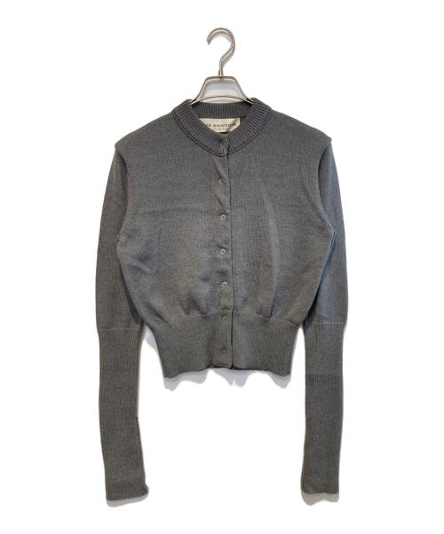 THE SHINZONE（ザ シンゾーン）THE SHINZONE (ザ シンゾーン) LONG RIB CARDIGAN グレー サイズ:FREEの古着・服飾アイテム