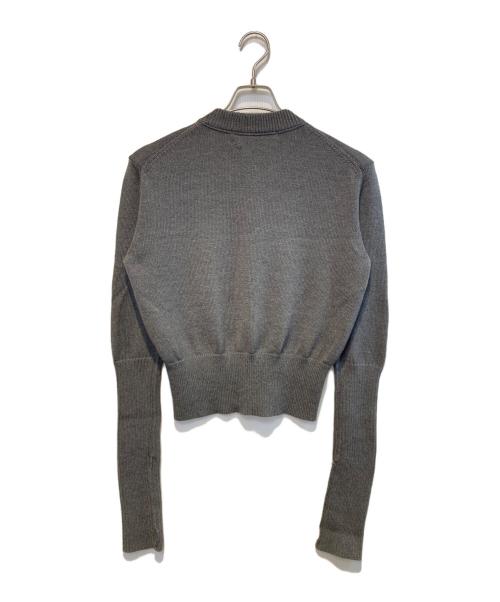 THE SHINZONE（ザ シンゾーン）THE SHINZONE (ザ シンゾーン) LONG RIB CARDIGAN グレー サイズ:FREEの古着・服飾アイテム