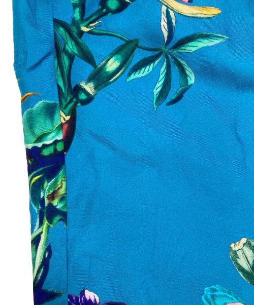 CABAN（キャバン）CABAN (キャバン) シルクツイルIBIZAプリントイージーパンツ ブルー サイズ:XSの古着・服飾アイテム