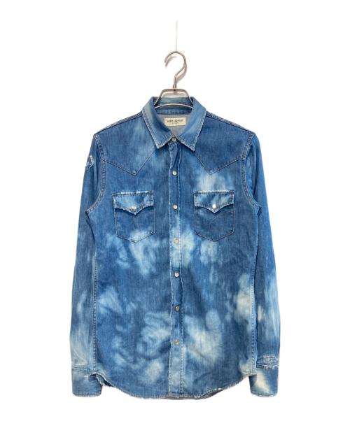Saint Laurent Paris（サンローランパリ）Saint Laurent Paris (サンローランパリ) デニムウエスタンシャツ インディゴ サイズ:XSの古着・服飾アイテム