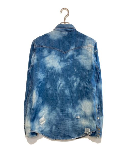 Saint Laurent Paris（サンローランパリ）Saint Laurent Paris (サンローランパリ) デニムウエスタンシャツ インディゴ サイズ:XSの古着・服飾アイテム