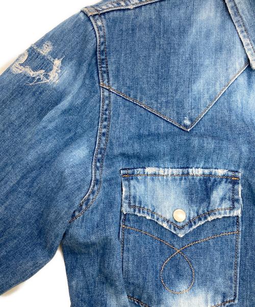 Saint Laurent Paris（サンローランパリ）Saint Laurent Paris (サンローランパリ) デニムウエスタンシャツ インディゴ サイズ:XSの古着・服飾アイテム