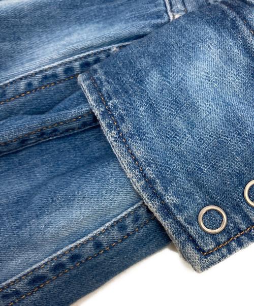 Saint Laurent Paris（サンローランパリ）Saint Laurent Paris (サンローランパリ) デニムウエスタンシャツ インディゴ サイズ:XSの古着・服飾アイテム