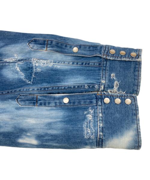 Saint Laurent Paris（サンローランパリ）Saint Laurent Paris (サンローランパリ) デニムウエスタンシャツ インディゴ サイズ:XSの古着・服飾アイテム