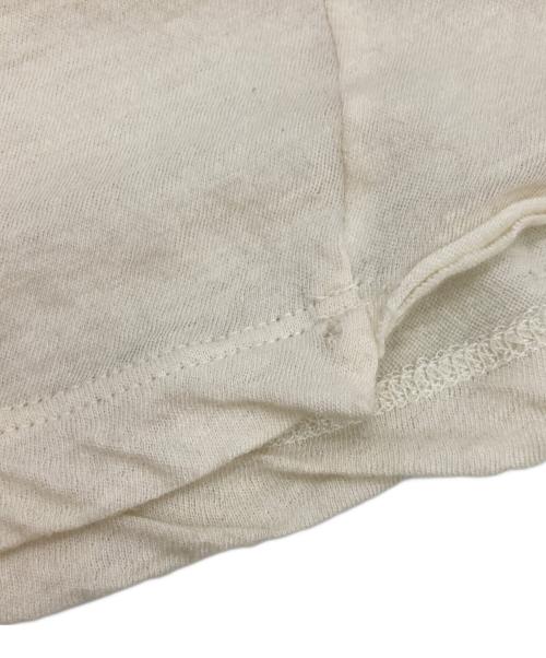 Saint Laurent Paris（サンローランパリ）Saint Laurent Paris (サンローランパリ) ラグランプリントカットソー ホワイト×グレー サイズ:XSの古着・服飾アイテム