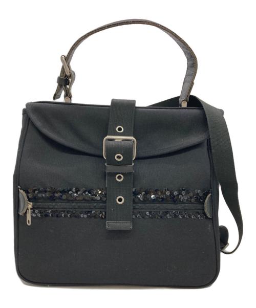 tricot COMME des GARCONS（トリココムデギャルソン）tricot COMME des GARCONS (トリココムデギャルソン) 2WAYショルダーバッグ ブラックの古着・服飾アイテム