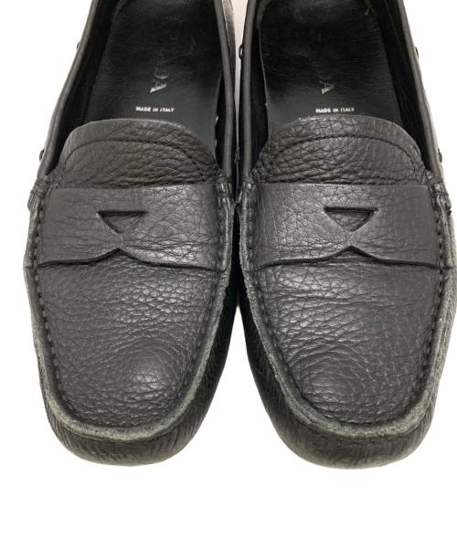 PRADA（プラダ）PRADA (プラダ) ドライビングシューズ ブラック サイズ:36の古着・服飾アイテム