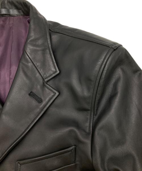 PAUL SMITH（ポールスミス）PAUL SMITH (ポールスミス) カウレザー3Bジャケット ブラック サイズ:Mの古着・服飾アイテム