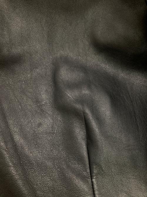 PAUL SMITH（ポールスミス）PAUL SMITH (ポールスミス) カウレザー3Bジャケット ブラック サイズ:Mの古着・服飾アイテム