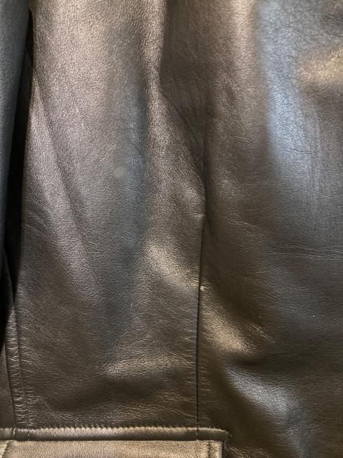 PAUL SMITH（ポールスミス）PAUL SMITH (ポールスミス) カウレザー3Bジャケット ブラック サイズ:Mの古着・服飾アイテム