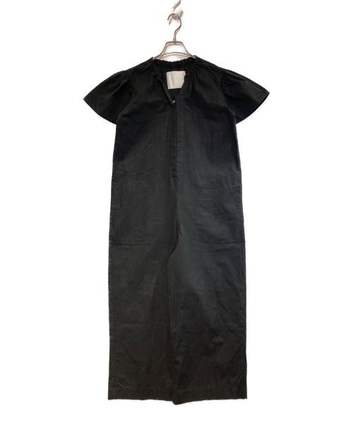 roughlow（ラフロー）roughlow (ラフロー) 半袖ワンピース ブラック サイズ:1の古着・服飾アイテム