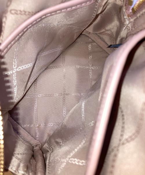 MICHAEL KORS（マイケル・コース）MICHAEL KORS (マイケル・コース) RHEA ZIPバックパック ピンクの古着・服飾アイテム