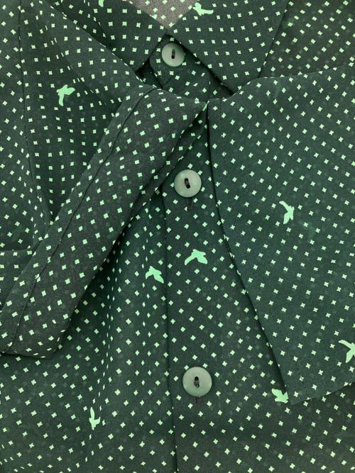 Y'S bis LIMI（ワイズビスリミ）Y'S bis LIMI (ワイズビスリミ) 総柄S/Sシャツ グリーン サイズ:Sの古着・服飾アイテム