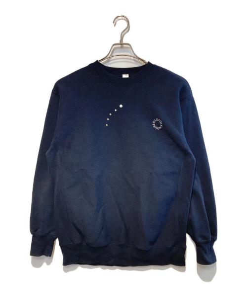 OLD FOLK HOUSE（オールドフォークハウス）OLD FOLK HOUSE (オールドフォークハウス) クルーネックスウェット ネイビー サイズ:3の古着・服飾アイテム