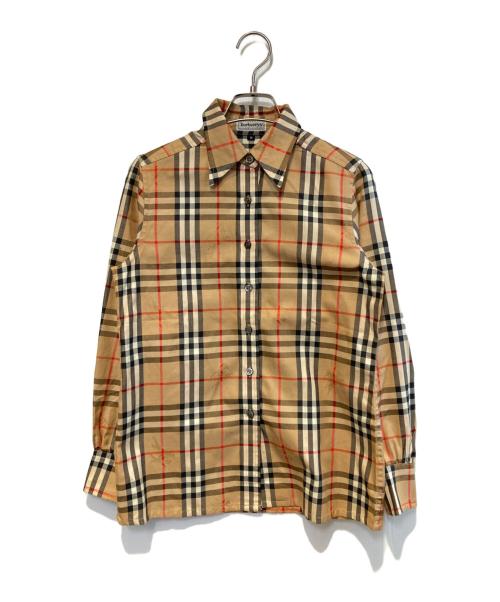 Burberry's（バーバリー）Burberry's (バーバリーズ) ノバチェックシャドーホースシャツ ベージュ サイズ:Sの古着・服飾アイテム