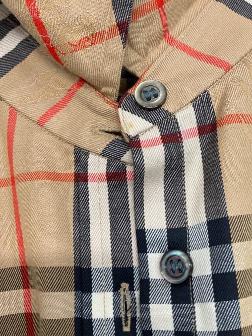 Burberry's（バーバリー）Burberry's (バーバリーズ) ノバチェックシャドーホースシャツ ベージュ サイズ:Sの古着・服飾アイテム