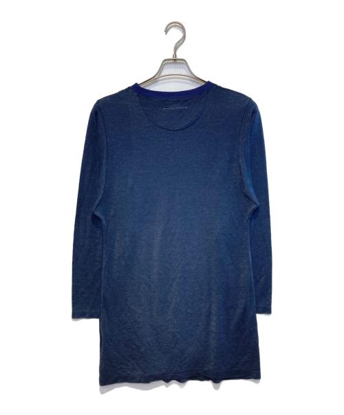 MM6 Maison Margiela（エムエムシックスメゾンマルジェラ）MM6 Maison Margiela (エムエムシックスメゾンマルジェラ) ロングスリーブカットソー ネイビー サイズ:Mの古着・服飾アイテム