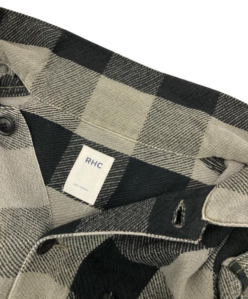 RHC Ron Herman（アールエイチシー ロンハーマン）RHC Ron Herman (アールエイチシー ロンハーマン) バッファローチェックジャケット グレー×ブラック サイズ:Lの古着・服飾アイテム