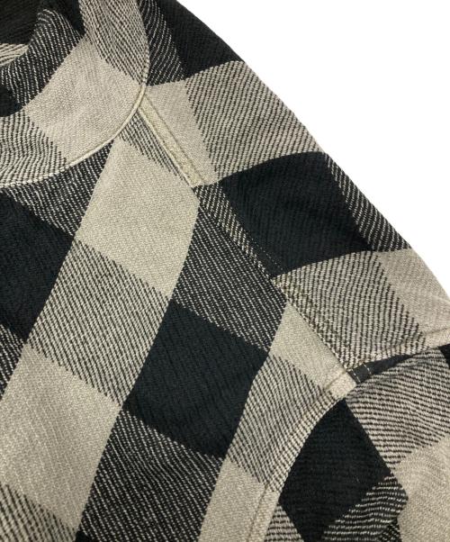 RHC Ron Herman（アールエイチシー ロンハーマン）RHC Ron Herman (アールエイチシー ロンハーマン) バッファローチェックジャケット グレー×ブラック サイズ:Lの古着・服飾アイテム