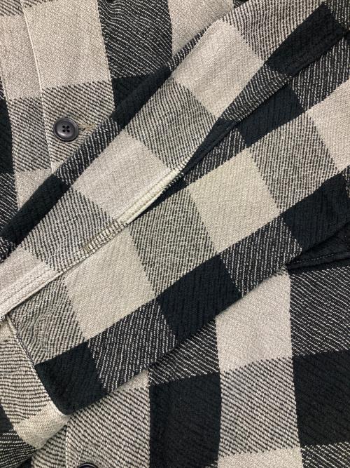 RHC Ron Herman（アールエイチシー ロンハーマン）RHC Ron Herman (アールエイチシー ロンハーマン) バッファローチェックジャケット グレー×ブラック サイズ:Lの古着・服飾アイテム