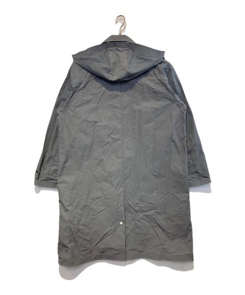 DESCENTE（デサント）DESCENTE (デサント) HOODED OVER COAT グレーの古着・服飾アイテム