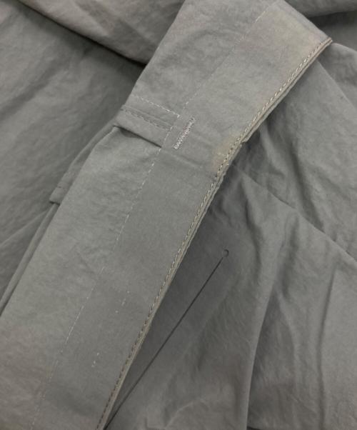 DESCENTE（デサント）DESCENTE (デサント) HOODED OVER COAT グレーの古着・服飾アイテム