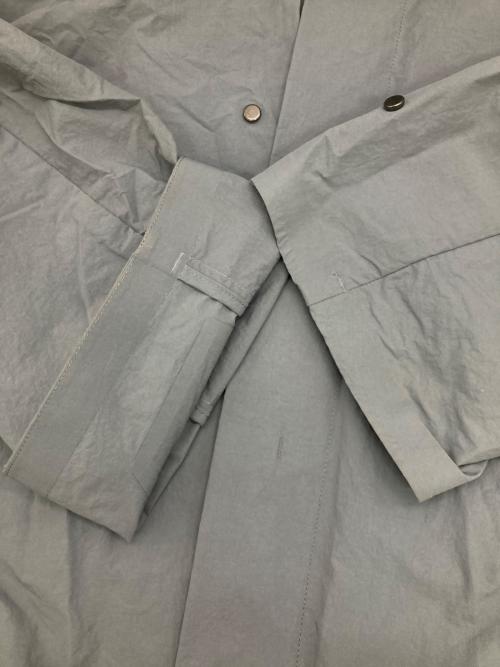 DESCENTE（デサント）DESCENTE (デサント) HOODED OVER COAT グレーの古着・服飾アイテム