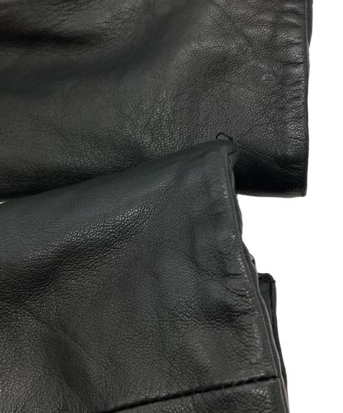 PAUL SMITH（ポールスミス）PAUL SMITH (ポールスミス) スタンドカラーシープレザージャケット ブラック サイズ:38の古着・服飾アイテム