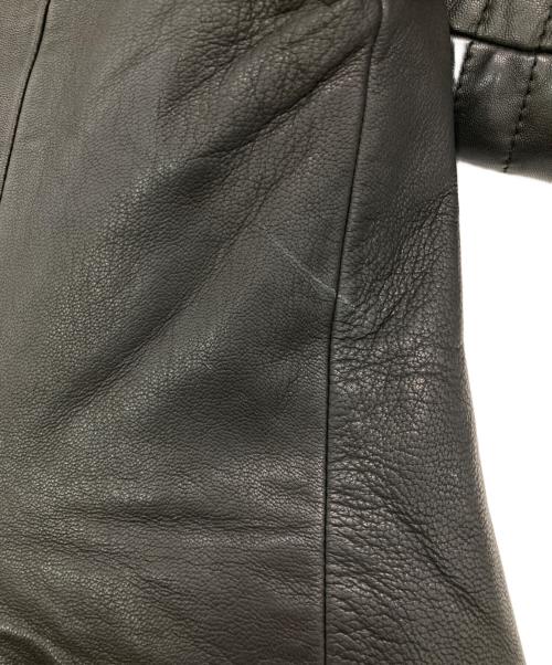 PAUL SMITH（ポールスミス）PAUL SMITH (ポールスミス) スタンドカラーシープレザージャケット ブラック サイズ:38の古着・服飾アイテム