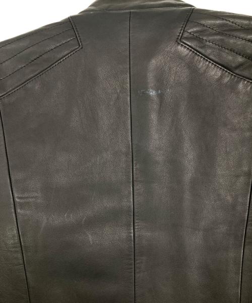 PAUL SMITH（ポールスミス）PAUL SMITH (ポールスミス) スタンドカラーシープレザージャケット ブラック サイズ:38の古着・服飾アイテム