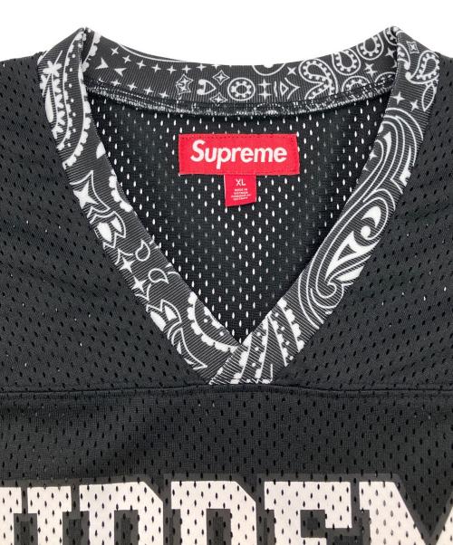 SUPREME（シュプリーム）SUPREME (シュプリーム) Bandana Football Jersey ブラック サイズ:XLの古着・服飾アイテム