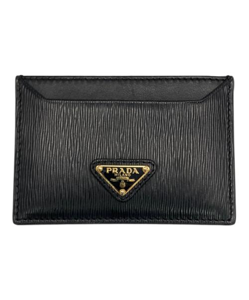 PRADA（プラダ）PRADA (プラダ) カードケース ブラックの古着・服飾アイテム