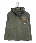 AVIREX WOMANアヴィレックスウーマン）の古着「COLOR ZIP COMBI JACKET」｜カーキ