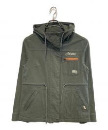 AVIREX WOMAN（アヴィレックスウーマン）の古着「COLOR ZIP COMBI JACKET」｜カーキ