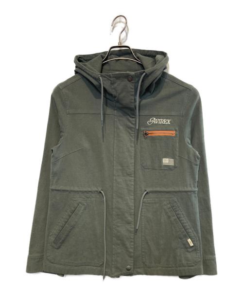 AVIREX WOMAN（アヴィレックスウーマン）AVIREX WOMAN (アヴィレックスウーマン) COLOR ZIP COMBI JACKET カーキ サイズ:Mの古着・服飾アイテム