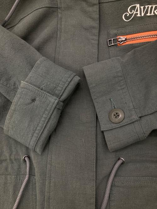 AVIREX WOMAN（アヴィレックスウーマン）AVIREX WOMAN (アヴィレックスウーマン) COLOR ZIP COMBI JACKET カーキ サイズ:Mの古着・服飾アイテム