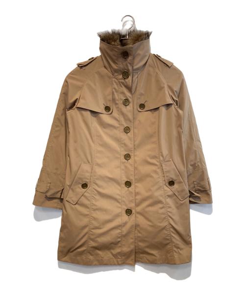 BURBERRY LONDON（バーバリーロンドン）BURBERRY LONDON (バーバリーロンドン) ダウンライナー付フォックスファーコート ブラウン サイズ:40の古着・服飾アイテム