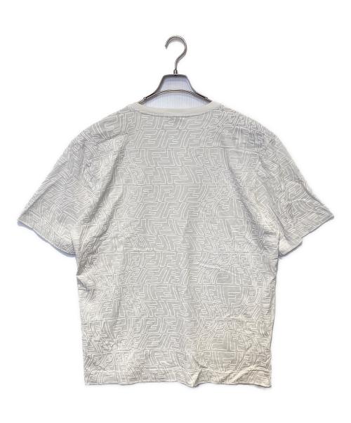 FENDI（フェンディ）FENDI (フェンディ) FFロゴコットンS/Sカットソー ホワイト サイズ:XLの古着・服飾アイテム