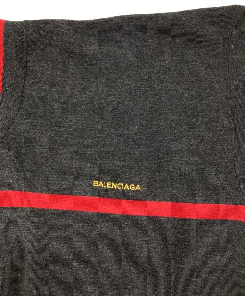 BALENCIAGA（バレンシアガ）BALENCIAGA (バレンシアガ) オーバーサイズVネックニット ブラック サイズ:Sの古着・服飾アイテム
