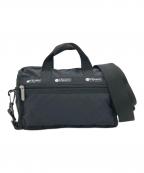 LeSportsacレスポートサック）の古着「MINI DUFFEL CROSSBODY」｜ブラック
