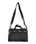 LeSportsac (レスポートサック) MINI DUFFEL CROSSBODY ブラック：7000円