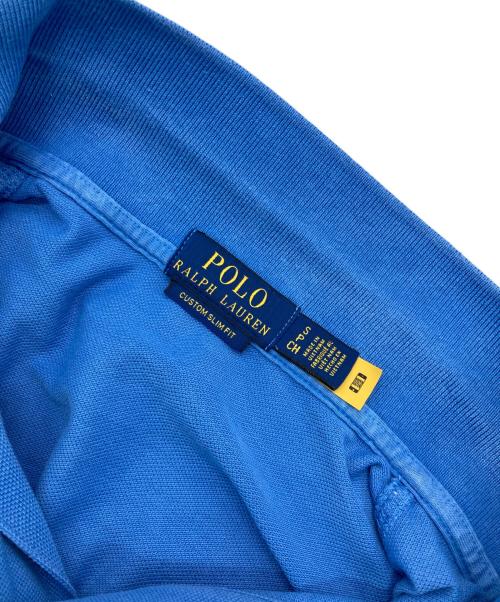 POLO RALPH LAUREN（ポロ・ラルフローレン）POLO RALPH LAUREN (ポロ・ラルフローレン) ポニー刺繍ポロシャツ ブルー サイズ:Sの古着・服飾アイテム