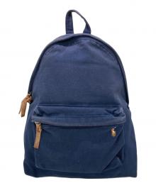 POLO RALPH LAUREN（ポロ・ラルフローレン）の古着「キャンバスリュック」｜ネイビー