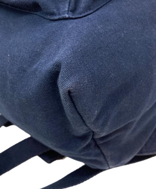 POLO RALPH LAUREN（ポロ・ラルフローレン）POLO RALPH LAUREN (ポロ・ラルフローレン) キャンバスリュック ネイビーの古着・服飾アイテム