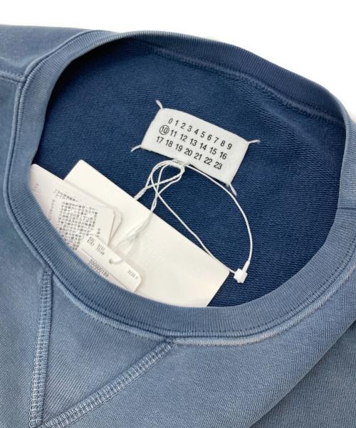 Maison Margiela（メゾンマルジェラ）Maison Margiela (メゾンマルジェラ) Oversized Symbol Crew Sweat ブルー サイズ:Mの古着・服飾アイテム