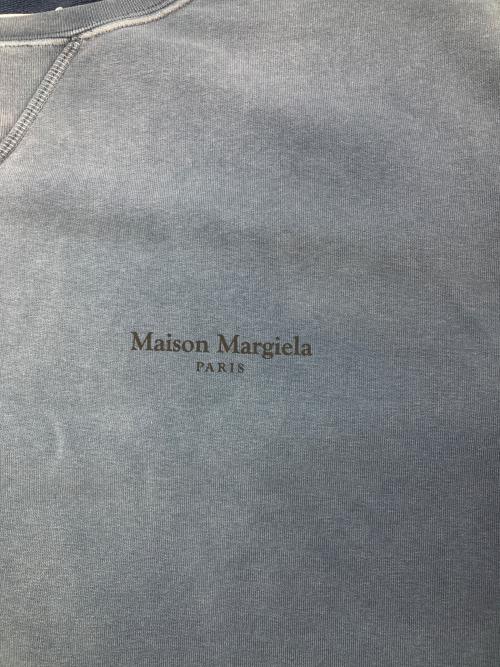 Maison Margiela（メゾンマルジェラ）Maison Margiela (メゾンマルジェラ) Oversized Symbol Crew Sweat ブルー サイズ:Mの古着・服飾アイテム